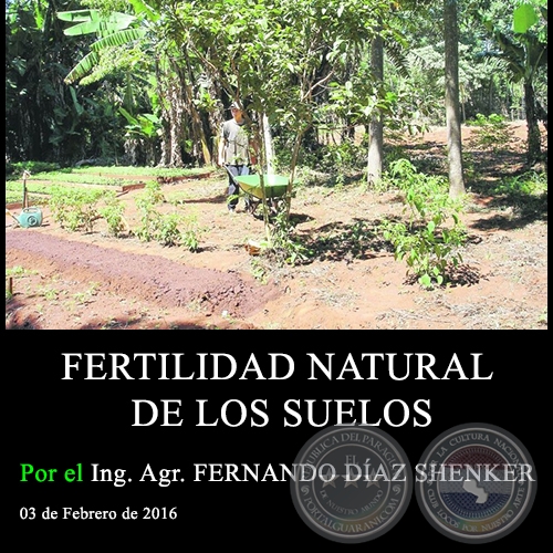 FERTILIDAD NATURAL DE LOS SUELOS - Ing. Agr. FERNANDO DÍAZ SHENKER - 03 de Febrero de 2016